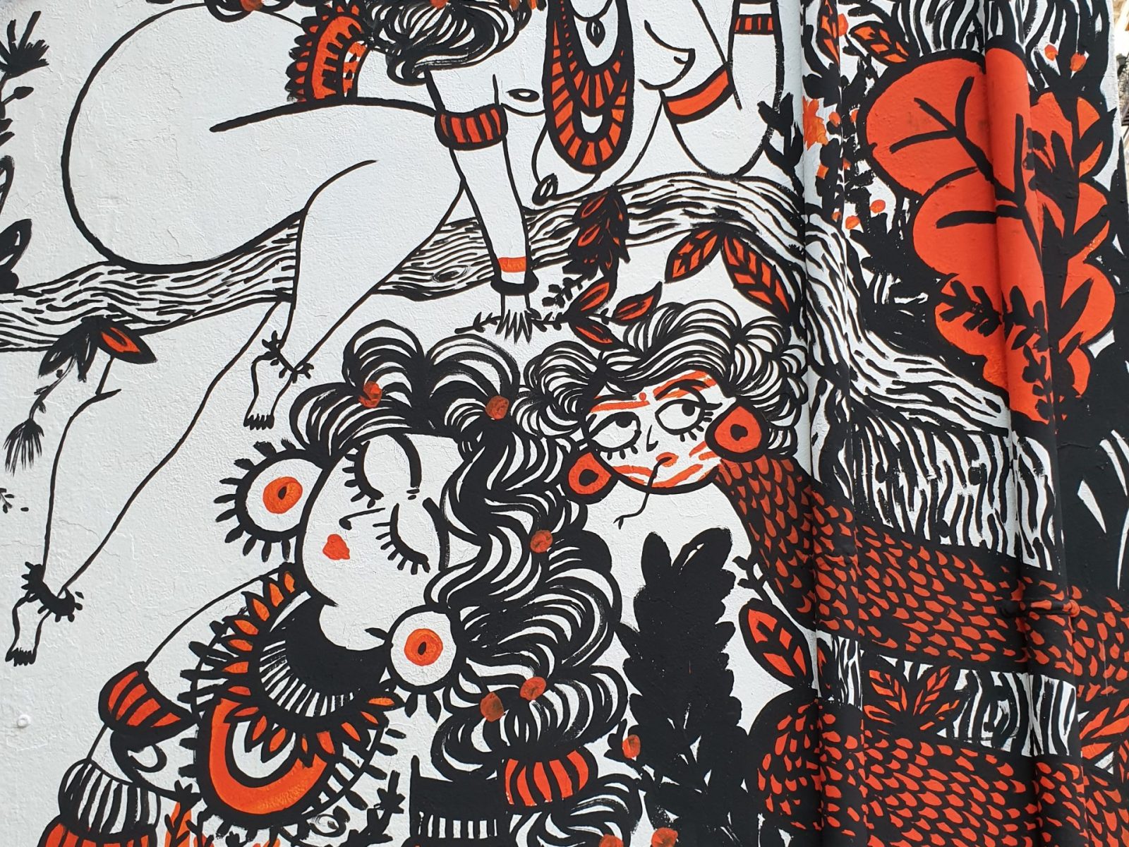 "Tierra". Mural para el festival CALLE Lavapiés. Madrid, España. Julio, 2020